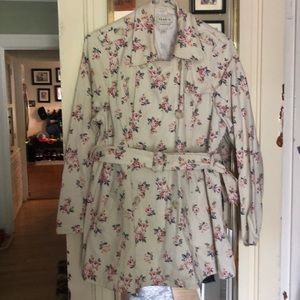 Torrid Floral Trench Coat